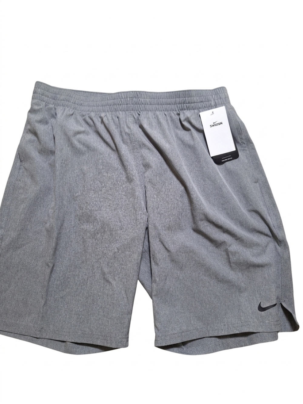 NWT Nike Swim Men's Volley Heather Gray Athletic Shorts Size XL